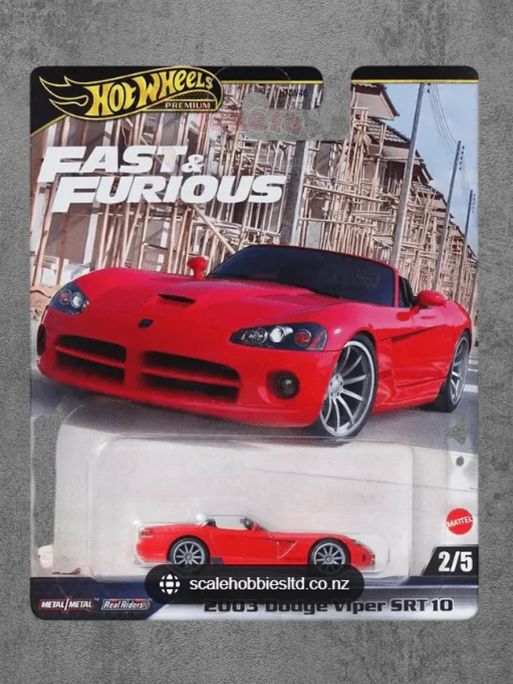 Машинка Хот Вилс Премиум 2003 Dodge Viper HNW46 JBL85