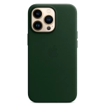 Кожаный чехол с поддержкой MagSafe Apple Leather Case для iPhone 13 Pro, Sequoia Green (Зеленая секвойя)