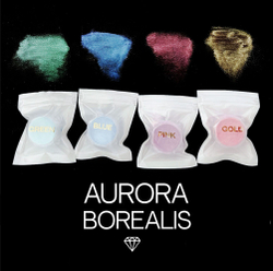 Набор пигментов AURORA BOREALIS (Северное сияние), 4 шт