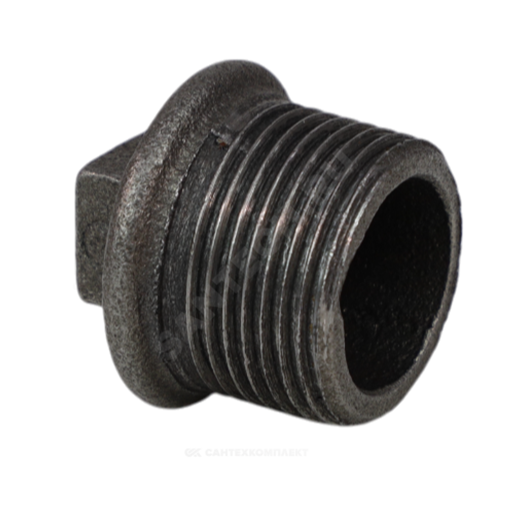 Заглушка чугун Ду 40 (1 1/2") НР Fittex PLUS