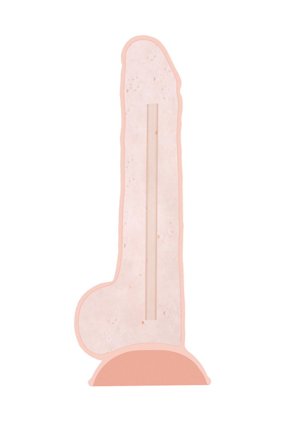 Фаллоимитатор RealStick Silicone сайлекспан телесный 18 см
