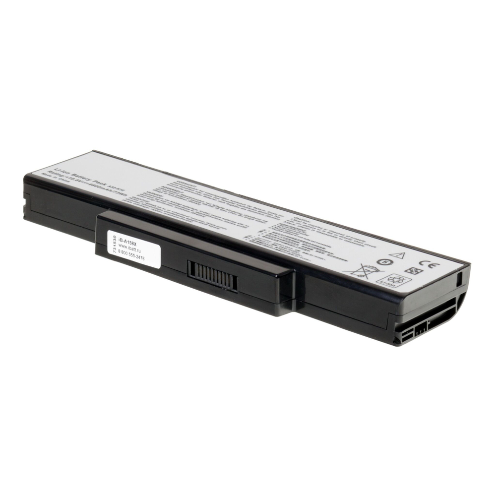 Аккумуляторная батарея iBatt 6800mAh для ноутбуков Asus A32-K72, A32-N71