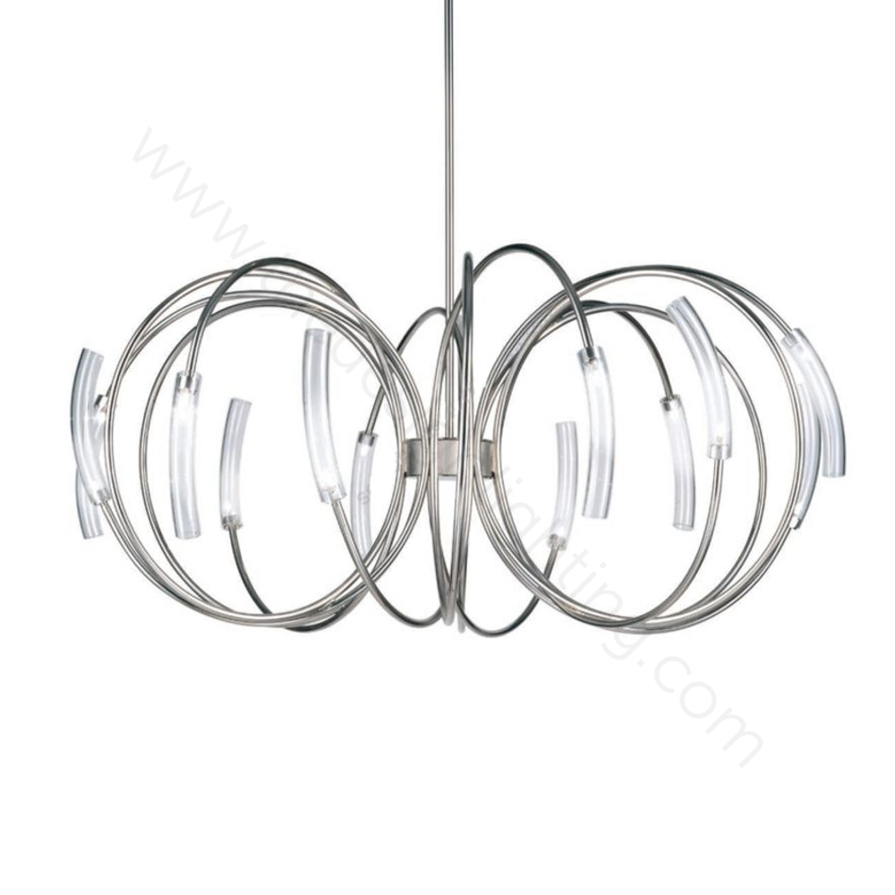 Ceiling design lamp  Hook by Terzani (Silver)