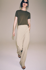БРЮКИ ИЗ ПОПЛИНА — ZW COLLECTION — ZARA