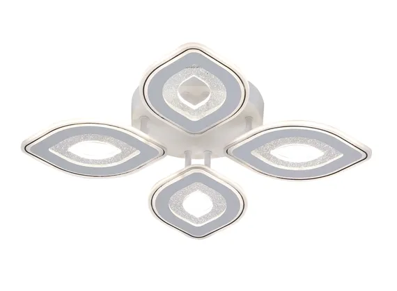 Люстра потолочная светодиодная Rilon 2356/4 WHITE, 104 Вт, белая