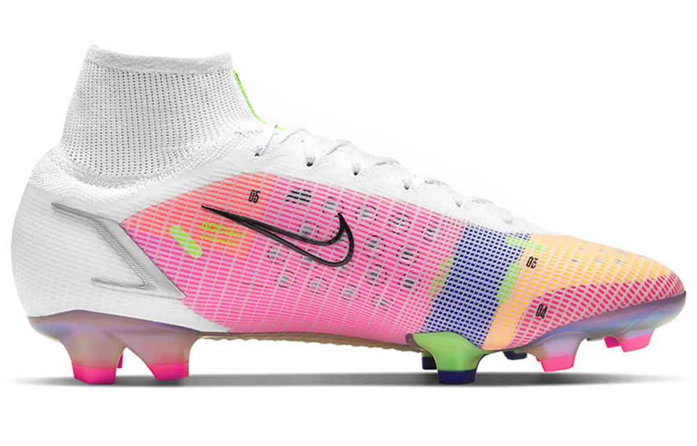 Nike Mercurial Superfly 8 Fg White Multicolor