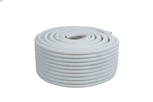 Труба гофр. ПВХ с протяжкой d16 мм (100 м) белая EKF-Plast (100.00 шт.) tg-z-16-100-white
