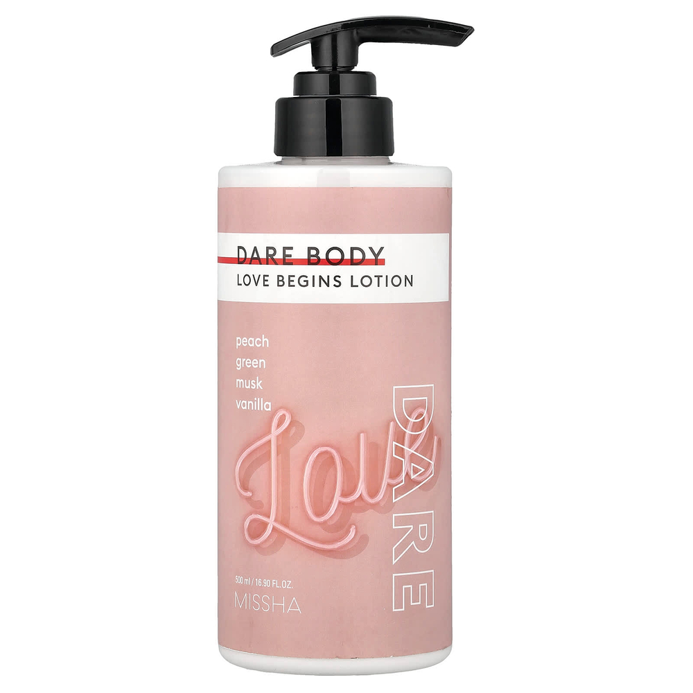Missha, Dare, лосьон для тела, Love Begins, 500 мл (16,9 жидк. унции)
