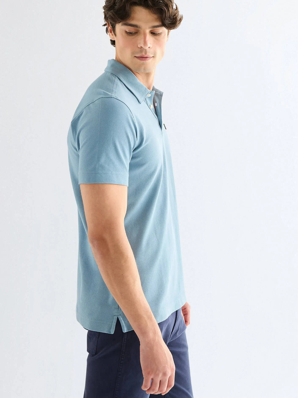 Поло мужское WRANGLER POLO SHIRT CAPTAINS BLUE