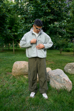 Куртка Nothomme Blue Reflective Stand-Up Collar Waterproof  "Tile Gray"