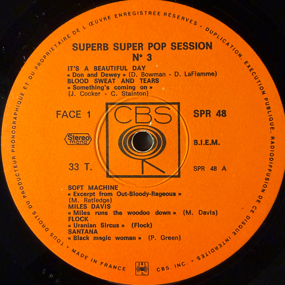 Сборник Superb Super Pop Session N°3 2LP (Франция 1970г.)