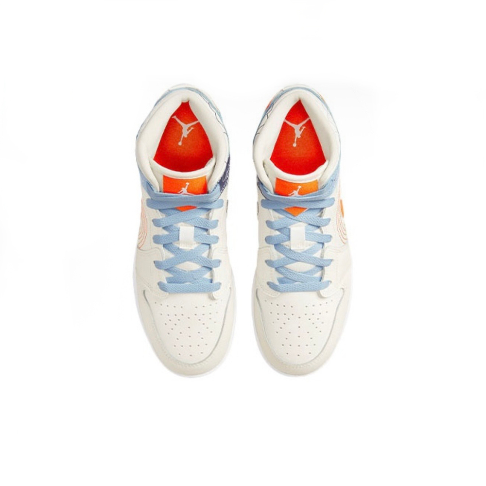 Кроссовки Air Jordan 1 Mid SE «Стич»