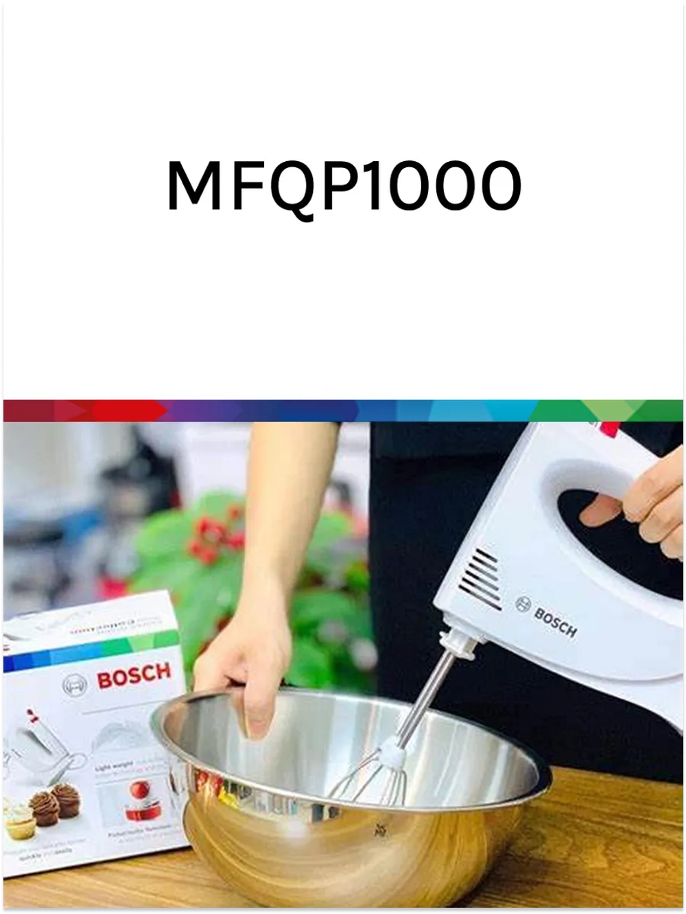 Электрический ручной миксер Bosch MFQP1000