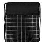 Мешок для обуви BRAUBERG БОЛЬШОЙ, с ручкой, карман на молнии, сетка, 49х41 см, "Checkered", 272404