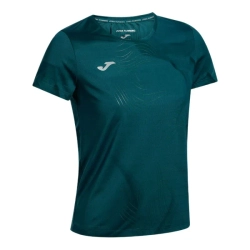 Женская теннисная футболка Joma Challenge Short Sleeve - green turquoise