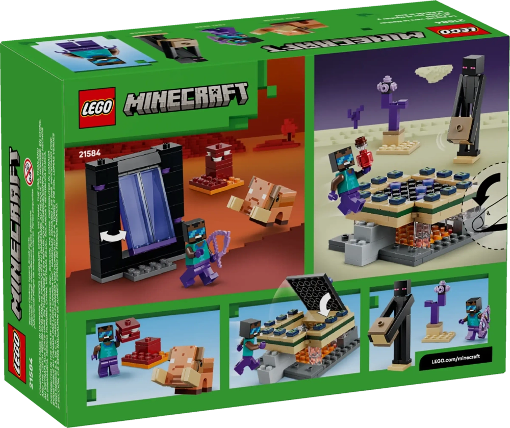Конструктор LEGO Minecraft 21584 Nether & End Portal Journey
