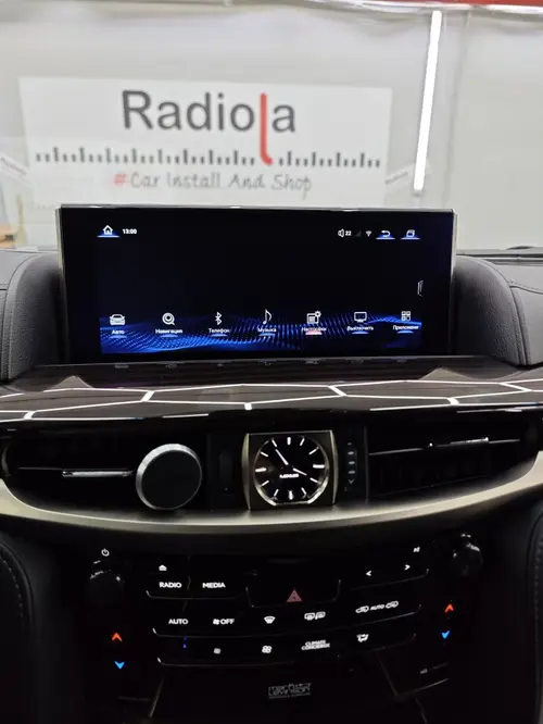 Магнитола для Lexus LX570 2016+ и LX450d - RDL-LEX-LX16 монитор 12.3" на Android 13, Быстрая, CarPlay, 4G SIM-слот