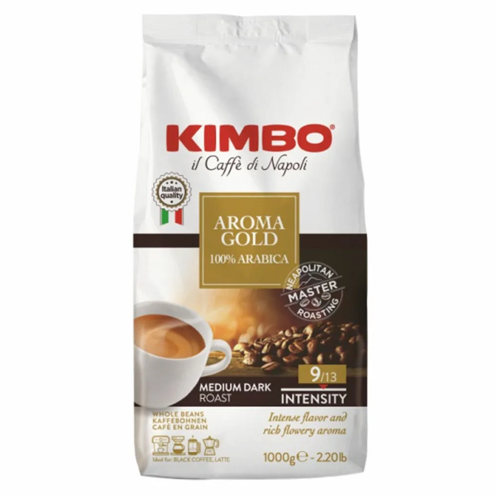 Кофе в зернах Kimbo Aroma Gold Arabica, 1000 г