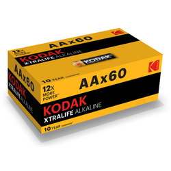 Батарейки Kodak LR6-60 (4S) colour box XTRALIFE Alkaline [KAA-60] | Батарейки Щелочные (Алкалиновые)