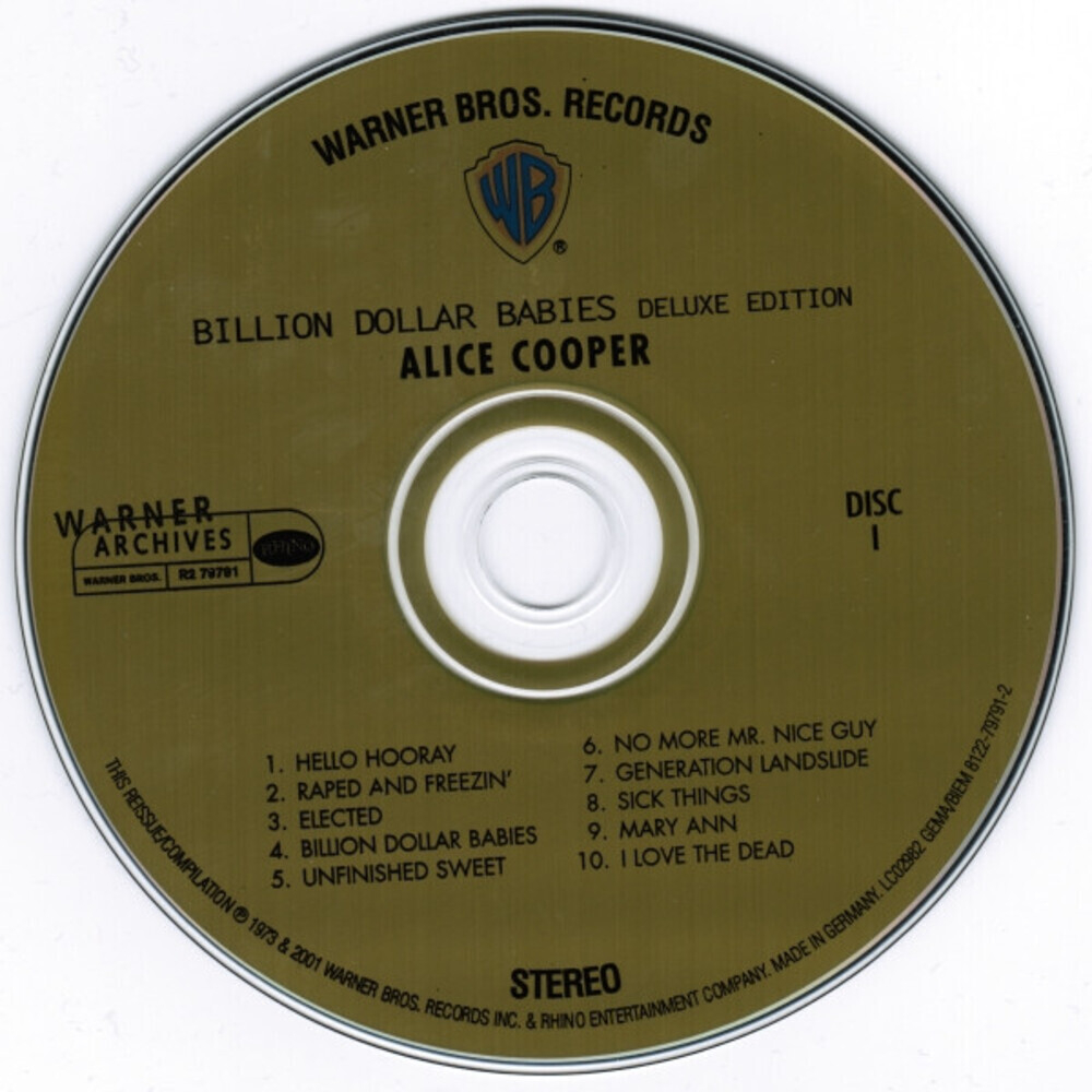Alice Cooper / Billion Dollar Babies (Deluxe Edition)(2CD)