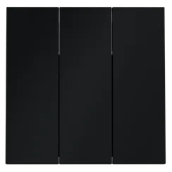 Клавиши для выключателя/переключателя трехклавишного Voltum S70 Графит VLS000507