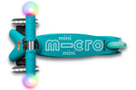 Самокат Mini Micro Deluxe Magic LED аква