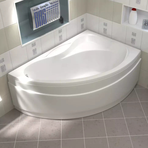 Акриловая ванна Bas (Бас) Вектра 150х90 R, с каркасом