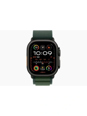 Умные часы Apple Watch Ultra 2 49 мм Black Titanium Case with Dark Green Alpine Loop - L