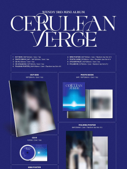 Альбом WENDY - CERULEAN VERGE 3rd Mini Album PHOTOBOOK 2 Version SET