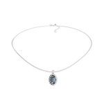 Колье Qudo TIVOLA UNICA big (S/P) Silver night 3 cm 420614