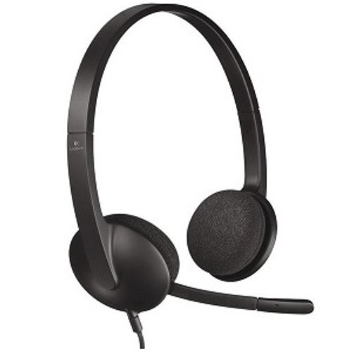 Компьютерная гарнитура Logitech USB Headset H340 (981-000475), (981-000509)