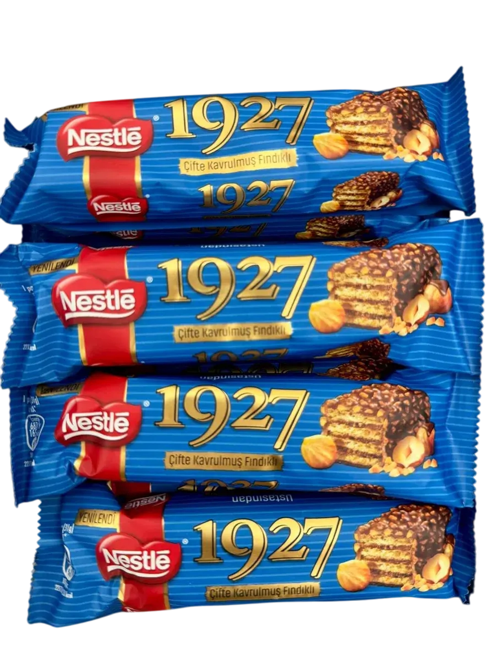 Турецкие Хрустящие вафли Nestle 1927 с фундуком, 12шт