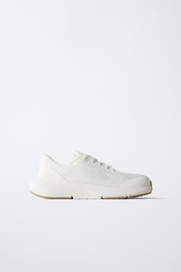 ZARA КРОССОВКИ BAREFOOT, БЕЛЫЙ