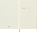 Блокнот Moleskine Classic QP062C2 Large 130х210мм PP 240стр. нелинованный твердая обложка лайм