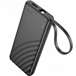 Powerbank Hoco J129 5000mAh с шнуром Lightning черный