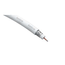 Коаксиальный кабель Intro I-R6PVC-20 антенный для телевизора RG6 CCS PVC 75Ом 20м | Intro