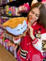 Мягкая игрушка Пушин Кот Кэт плюшевый котик сэндвич бисквит