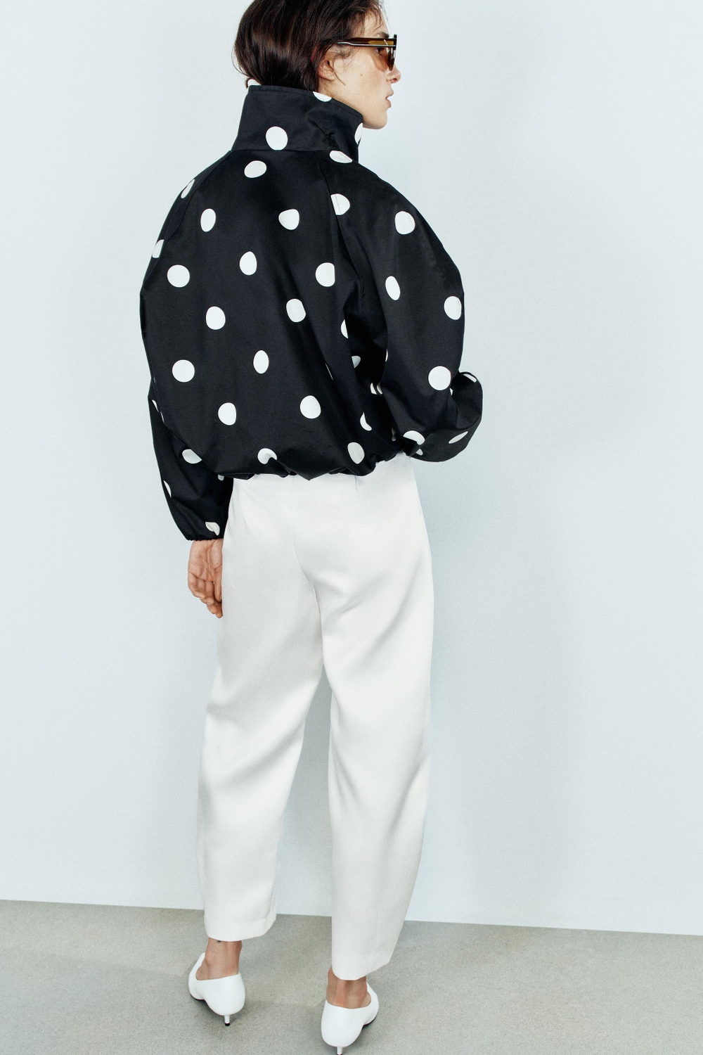БОМБЕР В ГОРОШЕК — ZARA