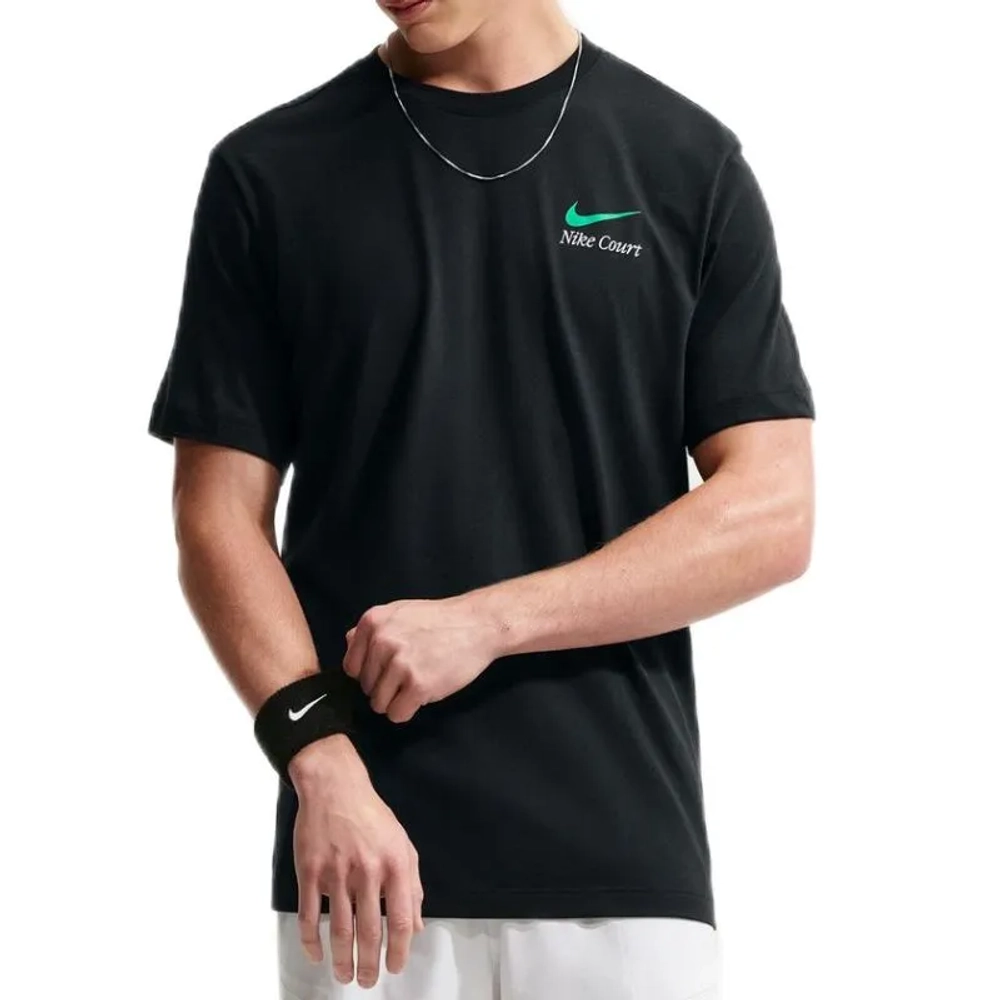 Теннисная футболка Nike Court Dri-Fit Tennis - black