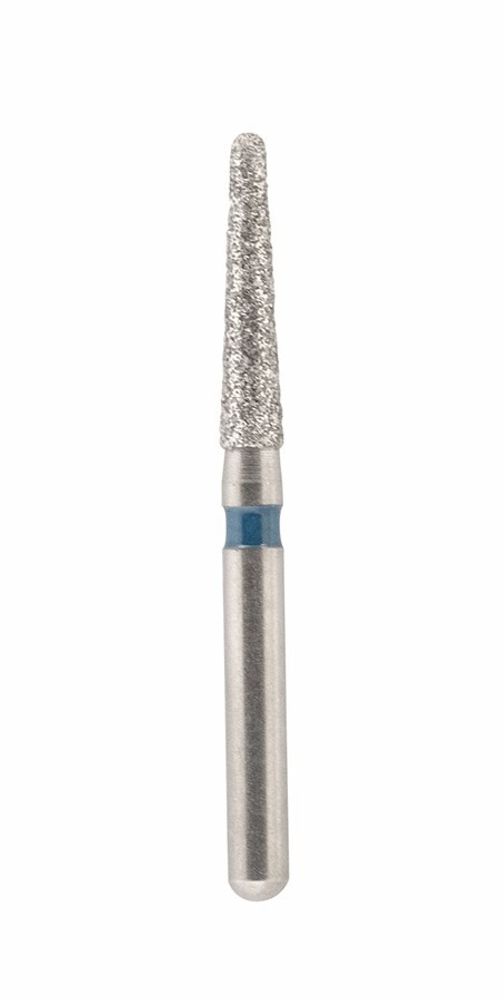 Бор алмазный 850 016 FG, синий, 1 шт. Форма: конус с закругленным концом., JOTA, Швейцария