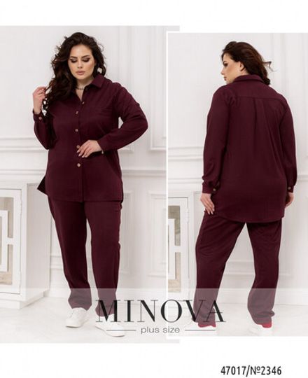 Костюм 2346-бордо Minova Фото 1