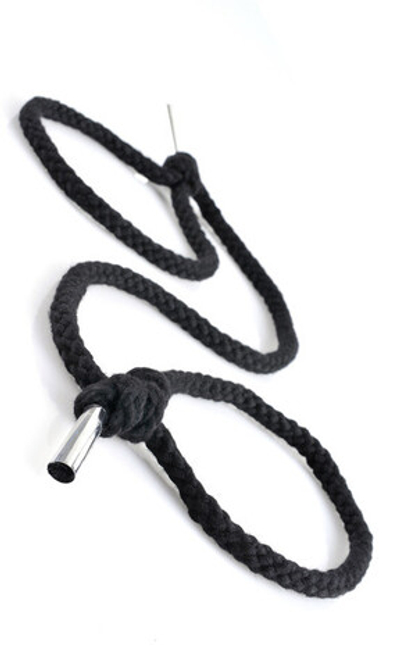Набор для бондажа "Beginners Silk Rope Black" (Цвет: черный)