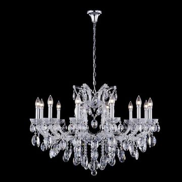 Подвесная люстра Hollywood SP12+6 Chrome Crystal Lux