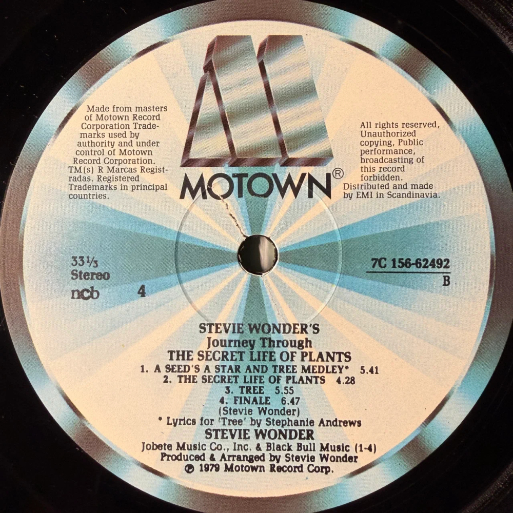 Stevie Wonder – Stevie Wonder's Journey Through The Secret Life Of Plants 2LP (Скандинавия 1979г.) Т