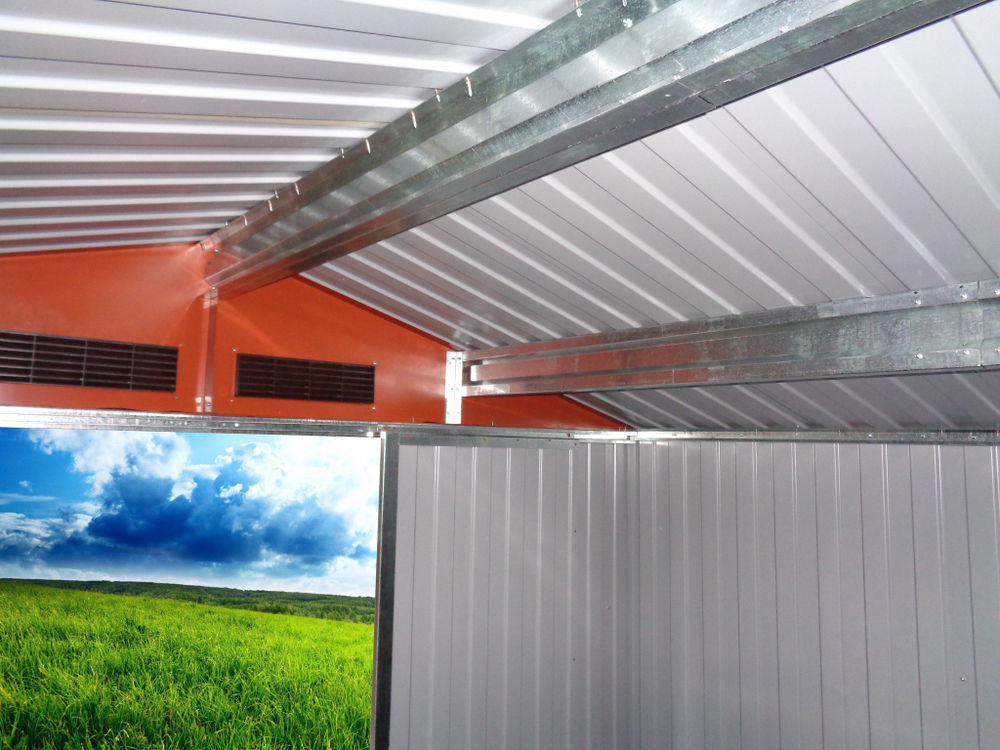 Металлический сарай GreenStorage Арчер D коричневый