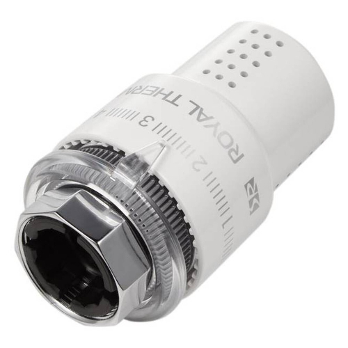 Термоголовка жидкостная Royal Thermo Design М30х1,5 (белый) RTO 07.0009