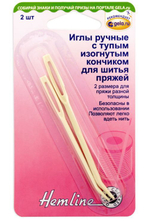 Иглы ручные c тупым изогнутым кончиком для шитья пряжей (10702070/210122/3026446/1_Китай)