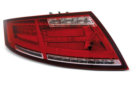 Задние фонари red white led bar для Audi TT 8J