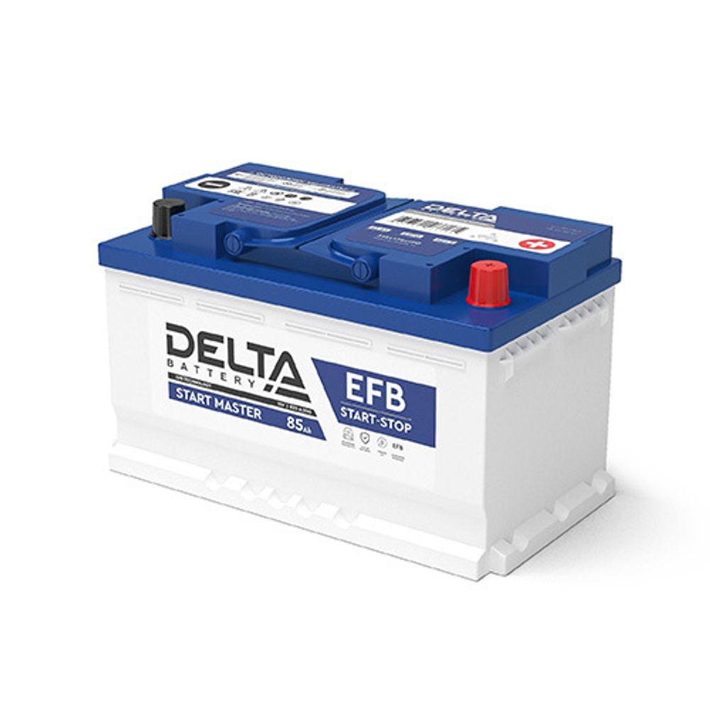 Аккумулятор Delta START MASTER EFB 1285 (12V, 85Ah) Аккумулятор Delta START MASTER EFB 1285 (12V, 85Ah)