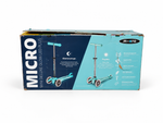 Самокат Mini Micro Deluxe Glow Plus (светящийся) LED ледниковый аква дисконт